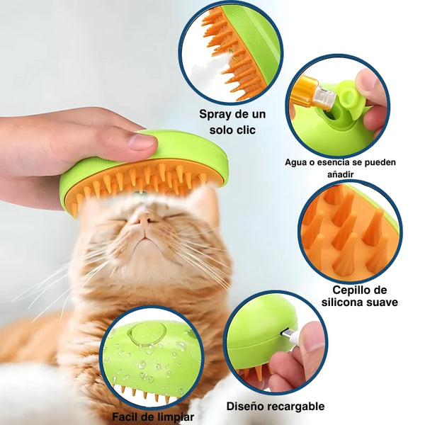 Cepillo Vaporizador De Mascota