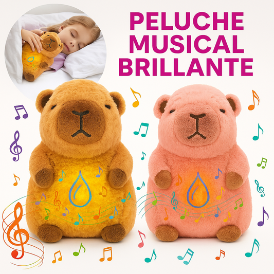 Peluche Capibara Brillante Musical